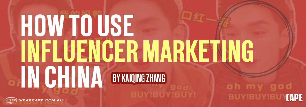 How to use influencer marketing in China hero