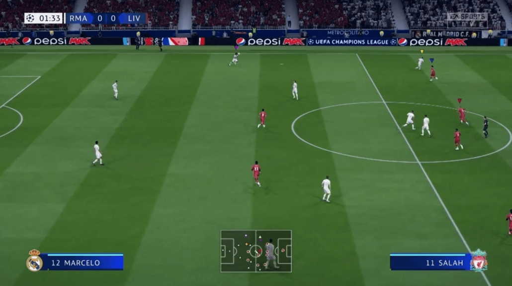 Pepsi Max Advertising in EA Sports’ FIFA 20 (Screenshot) - Source EA Sports – FIFA 20